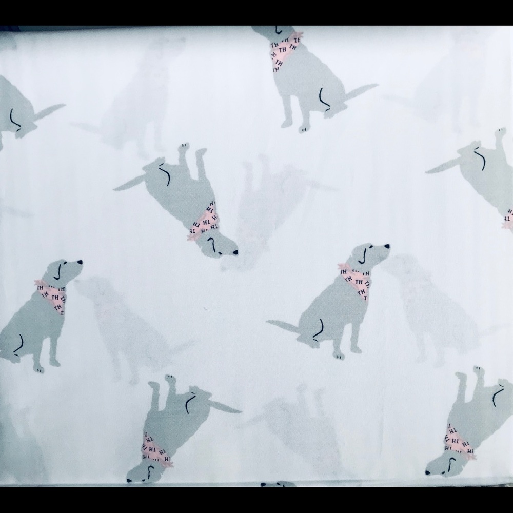 Tommy Hilfiger Labrador Retriever Pink Twin Sheets - Picture 8 of 11